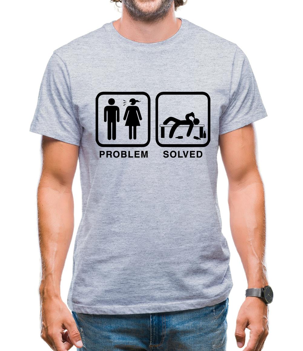 Problem Solved Drunk Mens T-Shirt
