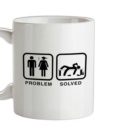 Problem Solved Drunk Ceramic Mug