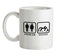 Problem Solved Drunk Ceramic Mug