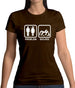 Problem Solved Drunk Womens T-Shirt