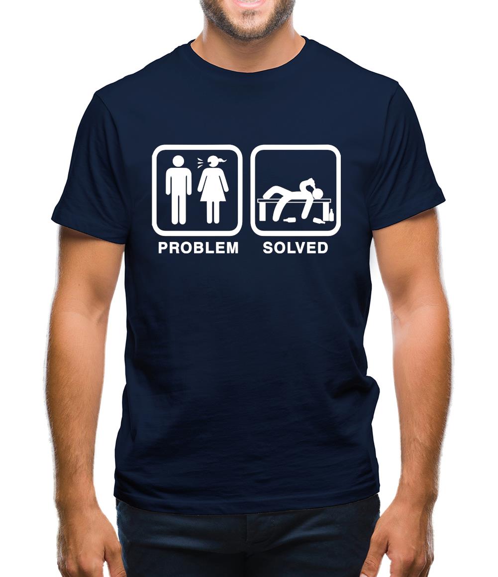 Problem Solved Drunk Mens T-Shirt