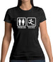 Problem Solved Football Womens T-Shirt