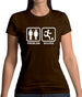 Problem Solved Football Womens T-Shirt