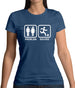 Problem Solved Football Womens T-Shirt