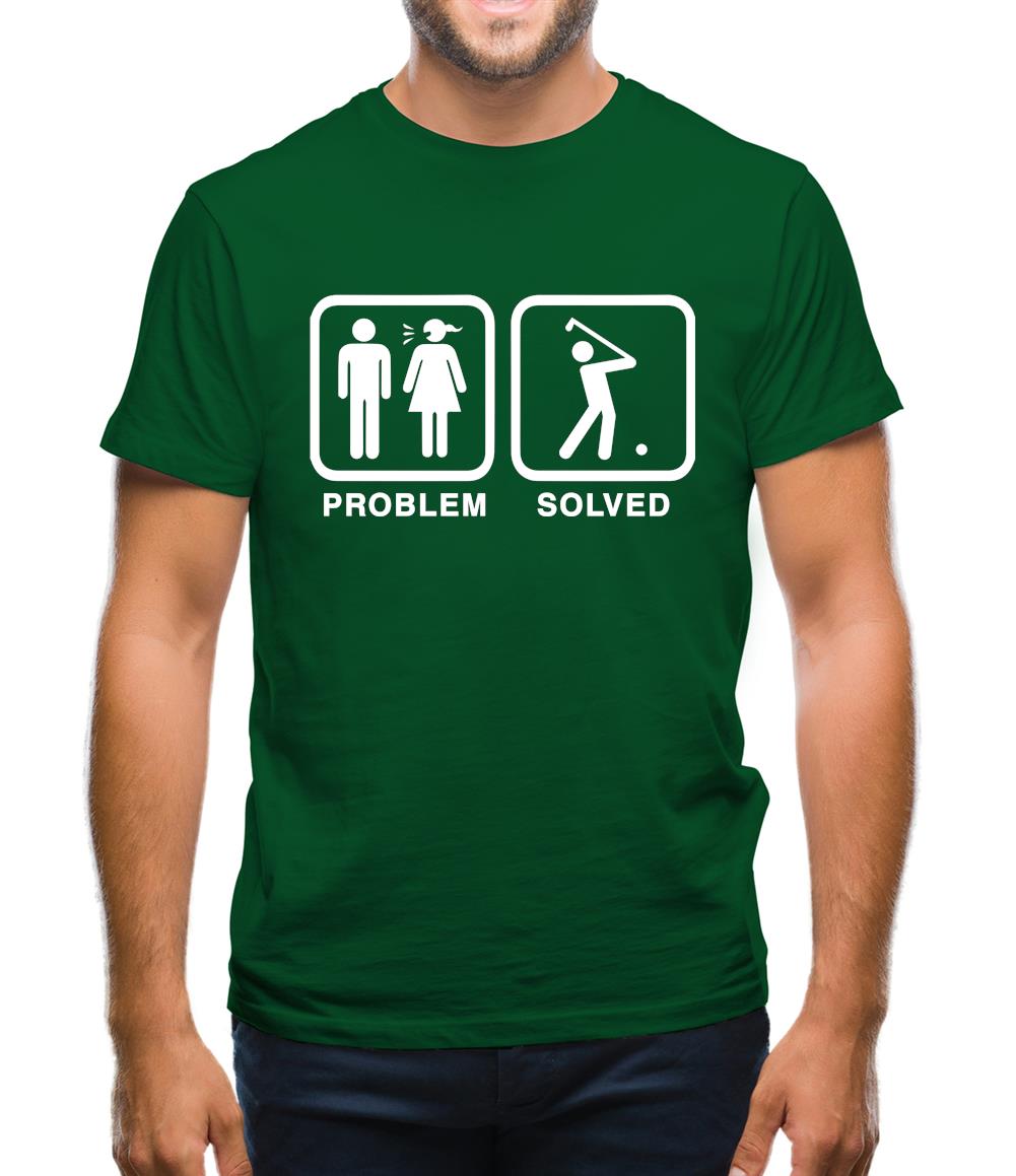Problem Solved Golf Mens T-Shirt