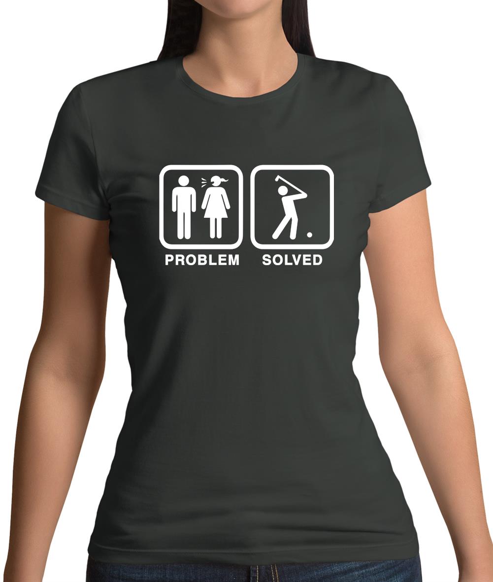 Problem Solved Golf Womens T-Shirt