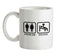 Problem Solved GYM Ceramic Mug