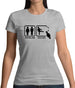 Problem Solved Man Kick Womens T-Shirt