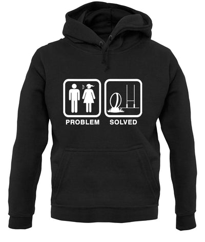 Problem Solved Rugby unisex hoodie