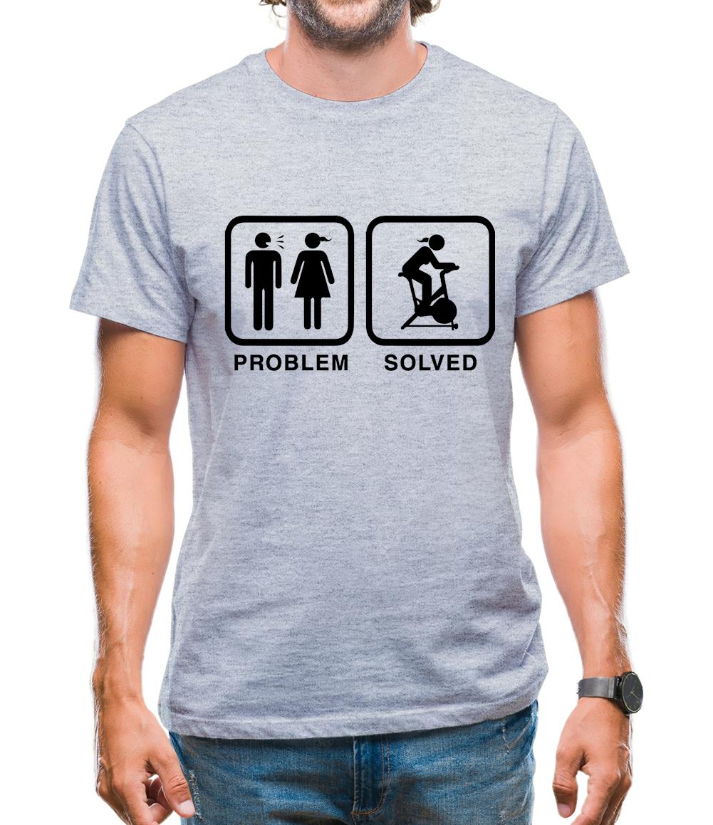 Problem Solved Spin Mens T-Shirt