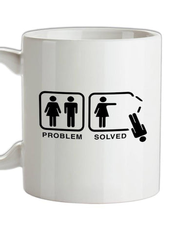 Problem Solved - No Man Ceramic Mug