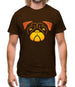 Pug Face Pumpkin Carving Mens T-Shirt