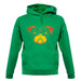 Pug Face Pumpkin Carving unisex hoodie