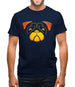 Pug Face Pumpkin Carving Mens T-Shirt