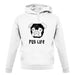 Pug Life unisex hoodie