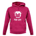 Pug Life unisex hoodie