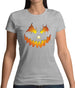 Halloween Pumpkin Face Womens T-Shirt