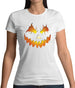 Halloween Pumpkin Face Womens T-Shirt