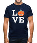 Pumpkin Love  Mens T-Shirt