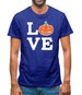 Pumpkin Love  Mens T-Shirt