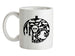 Pumpkin Shape Ceramic Mug