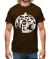 Pumpkin Shape Mens T-Shirt