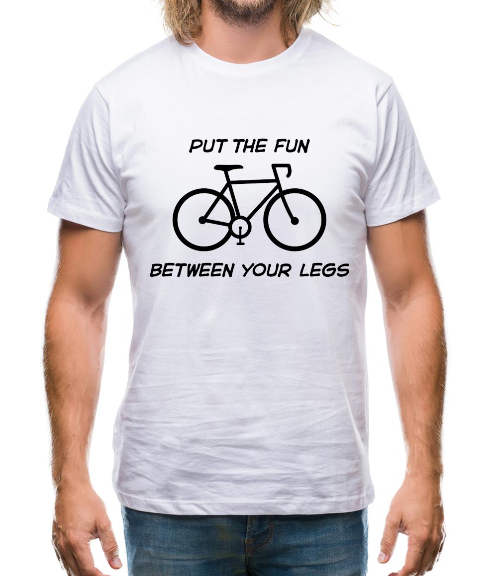 Put The Fun Between Your Legs (Cycling) Mens T-Shirt