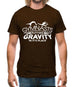 Gravity In It's Place Mens T-Shirt
