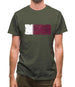 Qatar Grunge Style Flag Mens T-Shirt