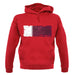 Qatar Grunge Style Flag unisex hoodie