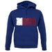 Qatar Grunge Style Flag unisex hoodie