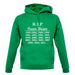 Rip Sean Bean unisex hoodie