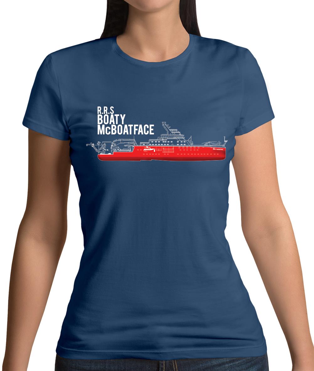 Rrs Boaty Mcboatface Womens T-Shirt