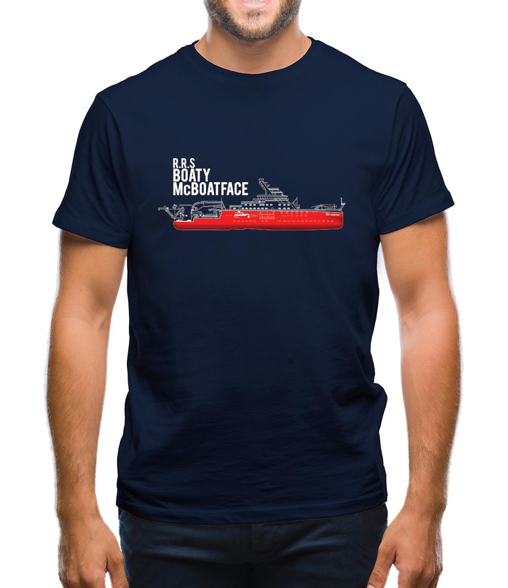 Rrs Boaty Mcboatface Mens T-Shirt