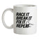 Race It, Break It, Fix It, Repeat Ceramic Mug