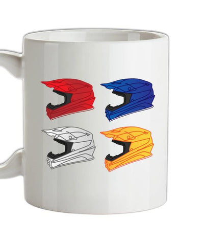 Racing Helmets Ceramic Mug