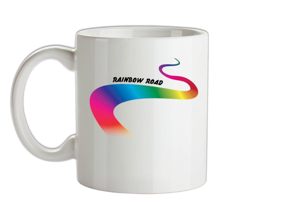 Rainbow Road Ceramic Mug