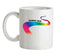 Rainbow Road Ceramic Mug