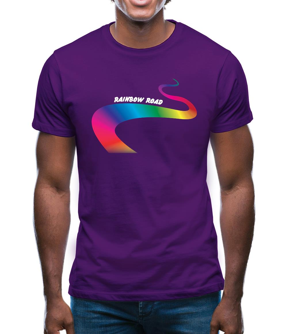 Rainbow Road Mens T-Shirt