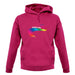 Rainbow Road unisex hoodie