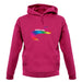 Rainbow Road unisex hoodie