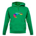 Rainbow Road unisex hoodie