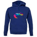 Rainbow Road unisex hoodie