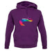 Rainbow Road unisex hoodie
