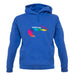 Rainbow Road unisex hoodie