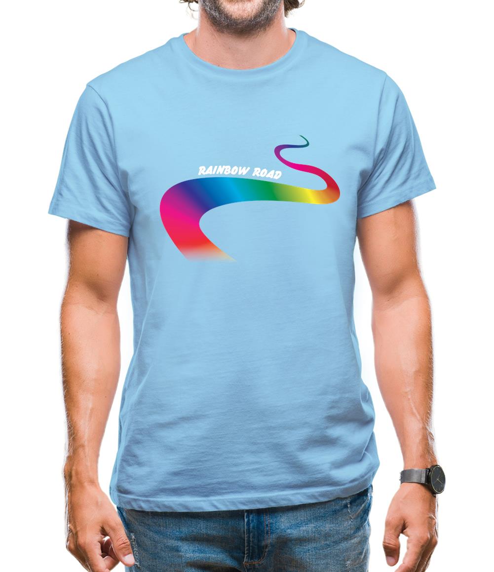 Rainbow Road Mens T-Shirt