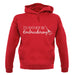 Rather Be Embroidering unisex hoodie