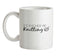 Rather Be Knitting Ceramic Mug