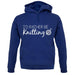 Rather Be Knitting unisex hoodie