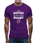 I'd Rather Be Watching Rugby Mens T-Shirt